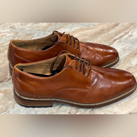 Men’s JOSEPH ABBOUD Brown leather Oxford dress shoes- Size 10D main image 7